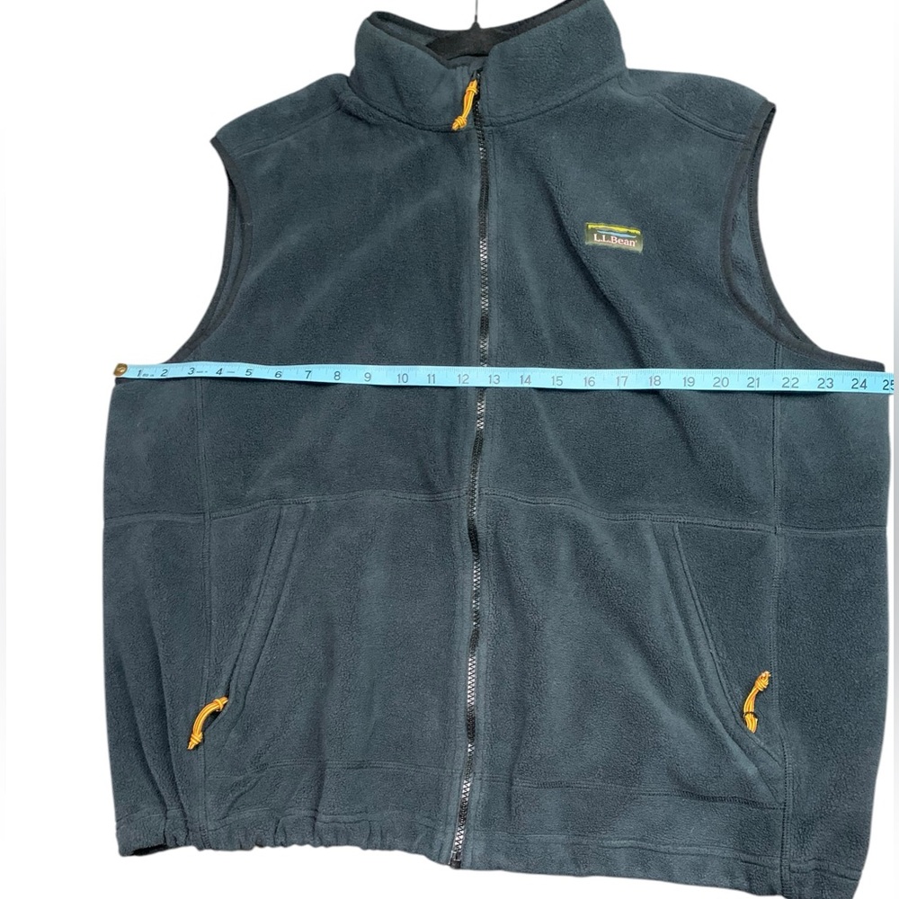 LL Bean Fleece Vest Size XXL Reg - Picture 7 of 10